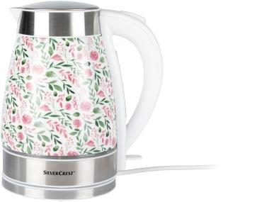 silver crest floral kettle